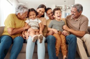 Famille heureuse